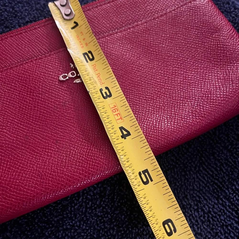 Coach Red Wristlet.